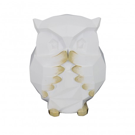 WHITE OWL DECORATIVE FIGURE