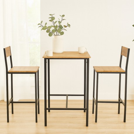 TABLE AND 2 CHAIRS SET