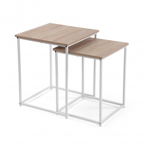 WHITE TIGRIS COFFEE TABLE SET