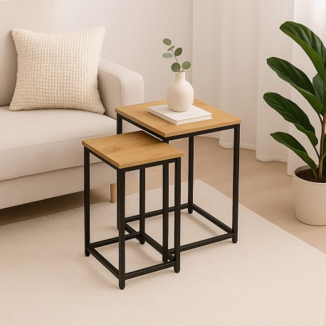 BLACK TIGRIS COFFEE TABLE SET