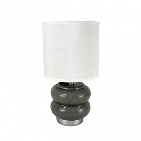 BUBBLES GREY TABLE LAMP