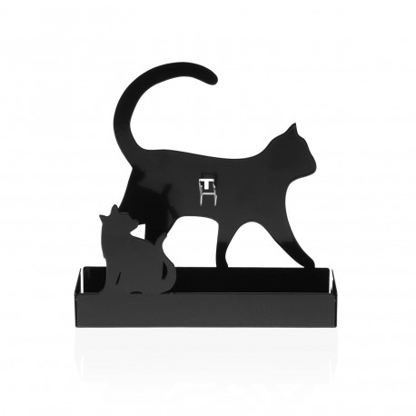 BLACK MILO CAT MOSQUITO COIL HOLDER