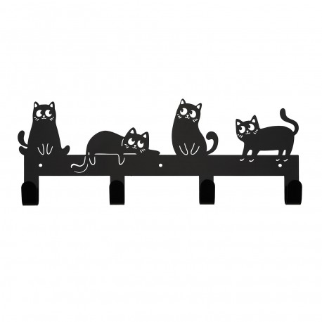 KIBU BLACK CAT COAT RACK