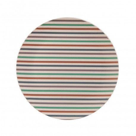 STRIPED ROUND PLATE 25CM