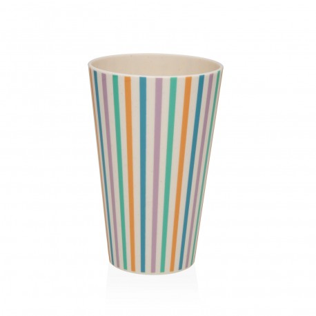 SET OF 4 STRIPED GLASSES