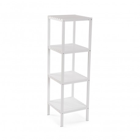 WHITE 4-SHELF UNIT