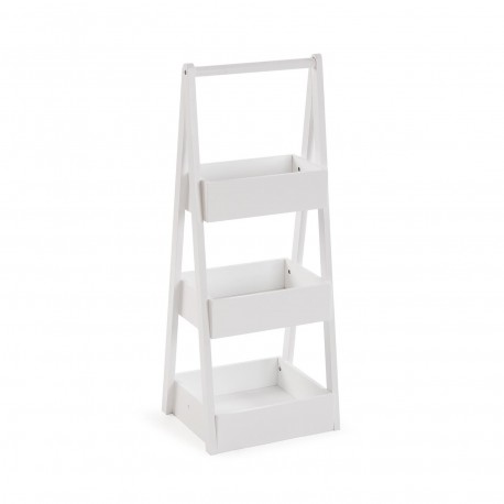 WHITE 3-SHELF UNIT