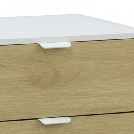WHITE 3-DRAWER CHEST