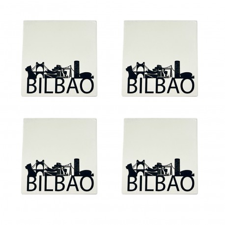 SET OF 4 BILBAO COASTERS