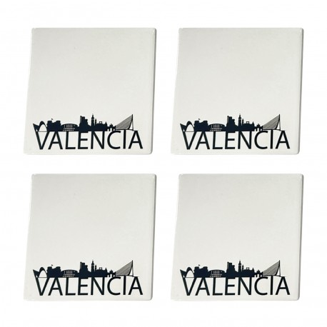 SET OF 4 VALENCIA COASTERS