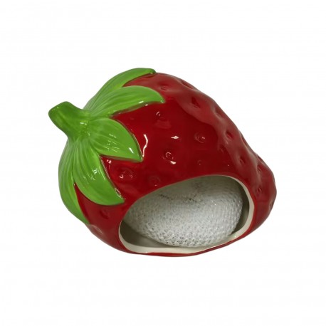 STRAWBERRY SPONGE HOLDER
