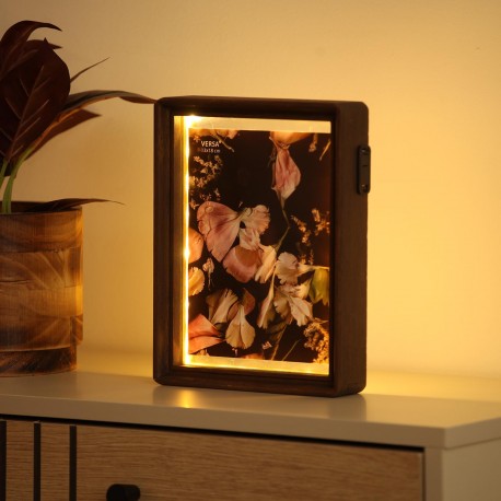 WOODEN PHOTO FRAME WITH LIGHT RESMY 13X18