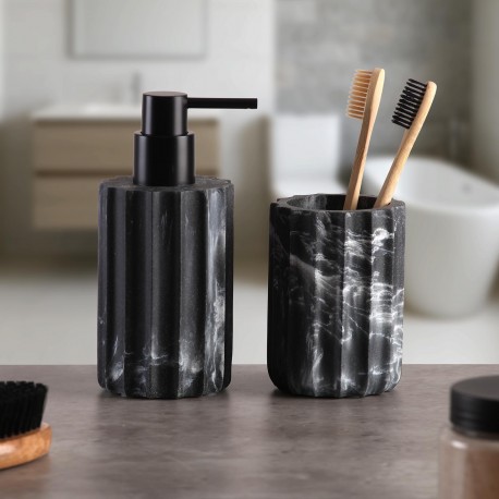 PIURA STONE GREY DISPENSER