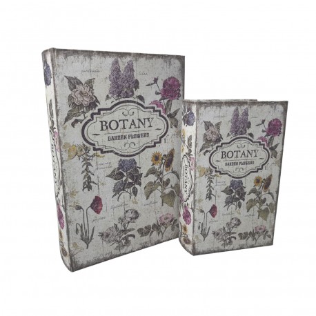 SET OF 2 DECORATIVE BOOKS