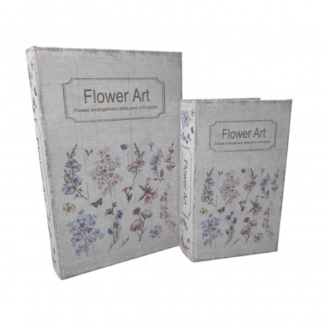 SET OF 2 DECORATIVE BOOKS