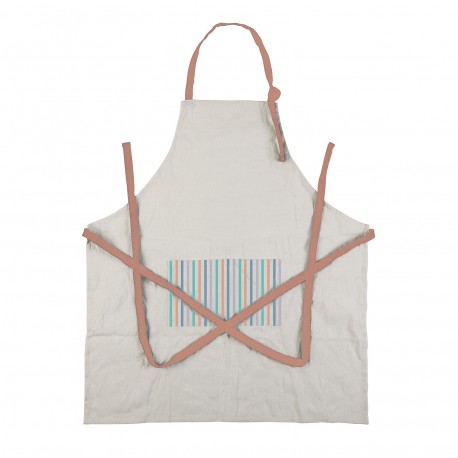 STRIPED APRON