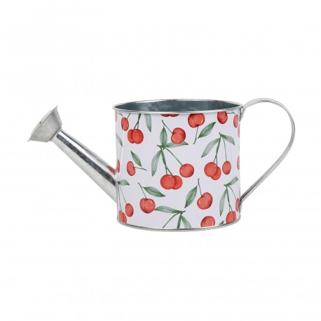 METALLIC CHERRIES WATERING CAN