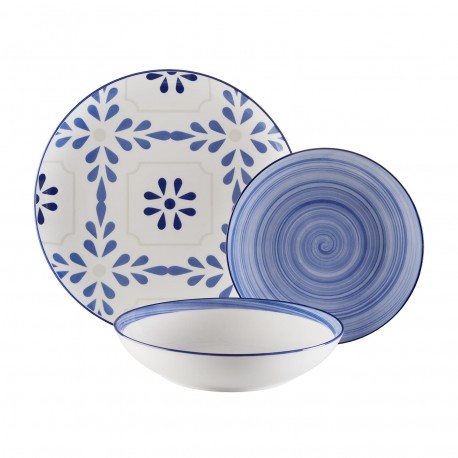 AZURITE 18-PIECE DINNER SET