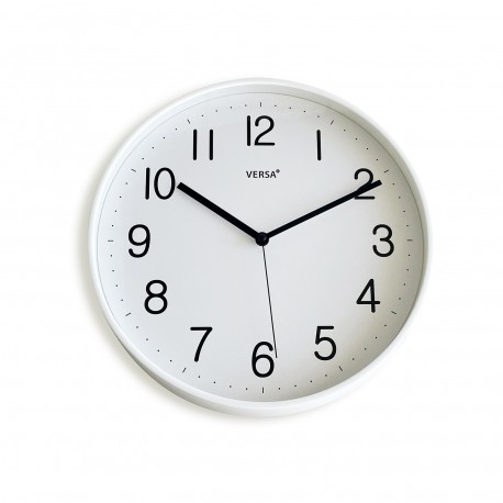 WHITE WALL CLOCK 30CM