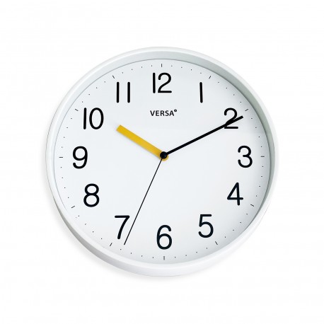 WHITE WALL CLOCK 25CM