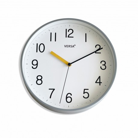 GREY WALL CLOCK 25CM