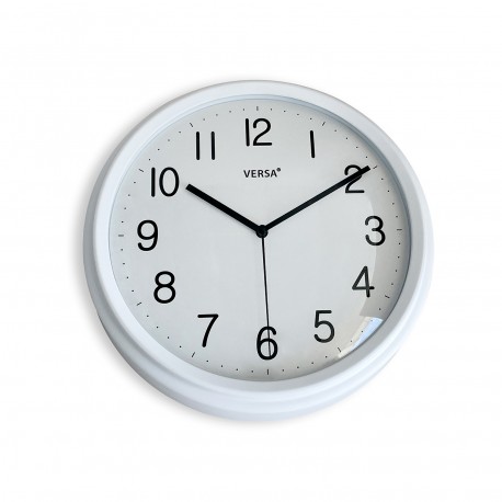 WHITE WALL CLOCK 26CM