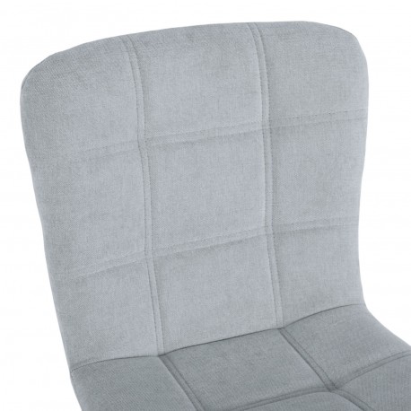 LIGHT GREY UPHOLSTERED CHAIR