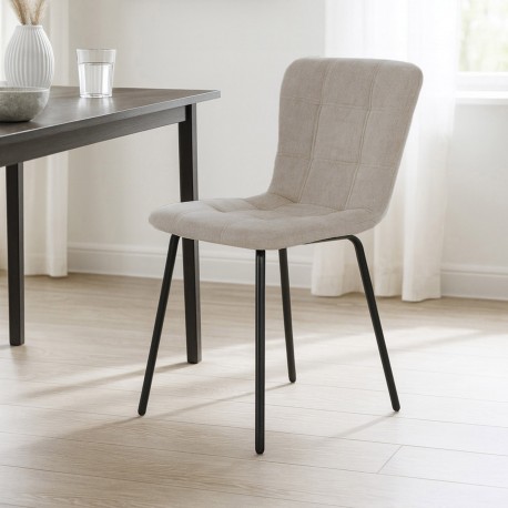 BEIGE UPHOLSTERED CHAIR