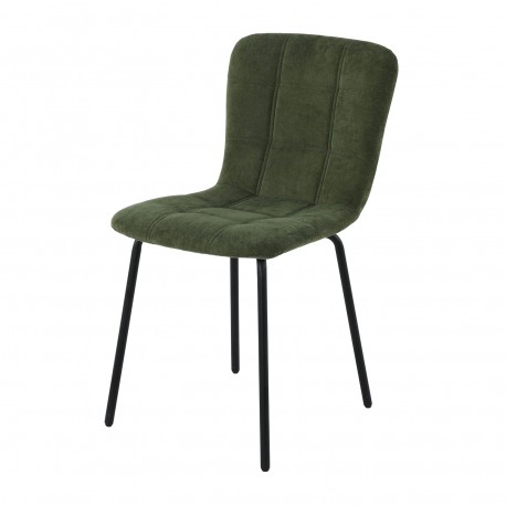 GREEN UPHOLSTERED CHAIR