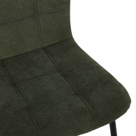 GREEN UPHOLSTERED CHAIR