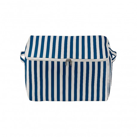 SMALL NAVY LINTEA FABRIC BOX