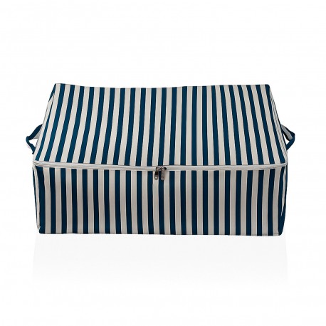 LARGE NAVY LINTEA FABRIC BOX