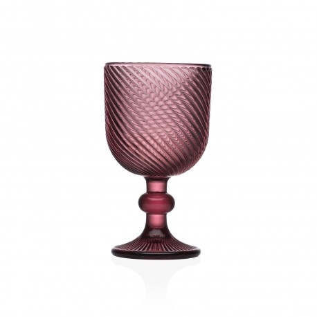 SMALL PINK WINE GLASS