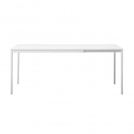 WHITE EXTENDABLE DINING TABLE