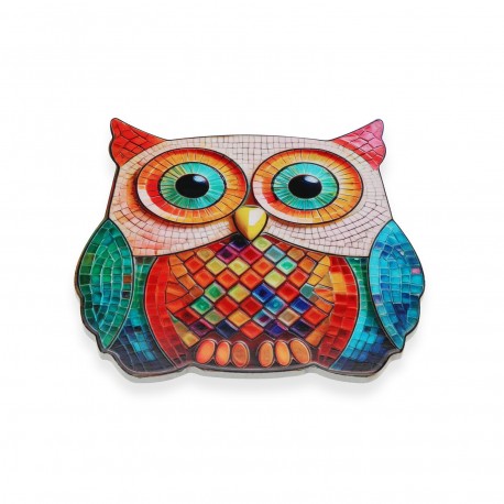 WHITE OWL TABLE MAT
