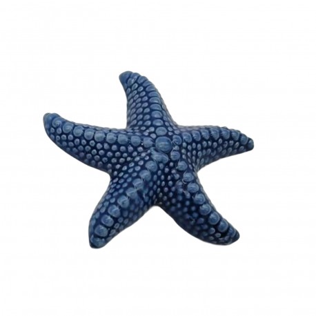 BLUE CERAMIC STARFISH FIGURE