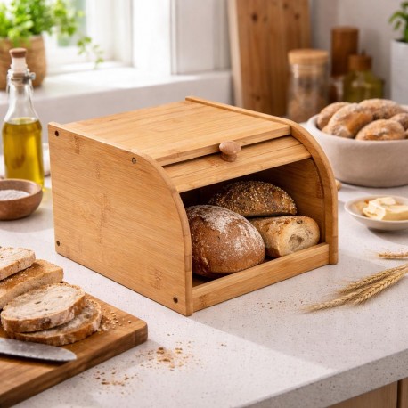 BAMBOO BREAD BIN