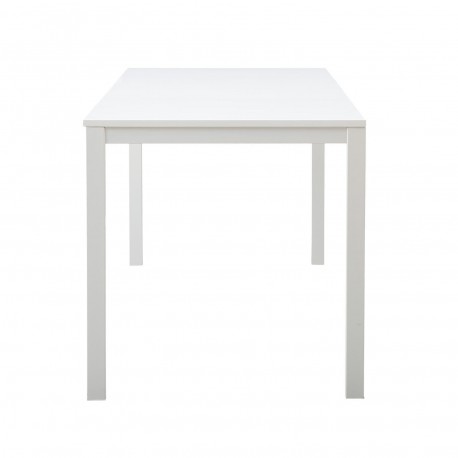 WHITE EXTENDABLE DINING TABLE