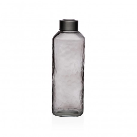 GREY GLASS BOTTLE 1L