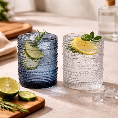 SMALL TRANSPARENT DESIGN GLASS