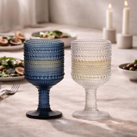 TRANSPARENT DESIGN WINE GLASS
