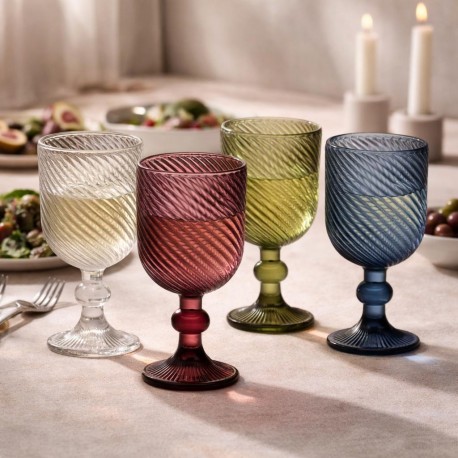 SMALL GREEN WINE GLASS