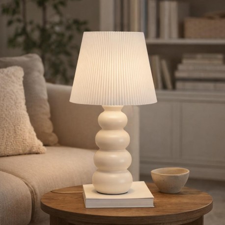 WHITE ENYA LAMP