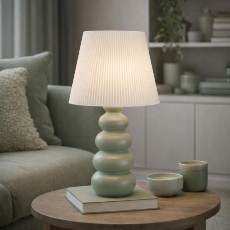 LIGHT GREY ENYA LAMP