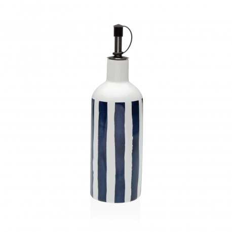 BLUE STRIPED OIL CRUET