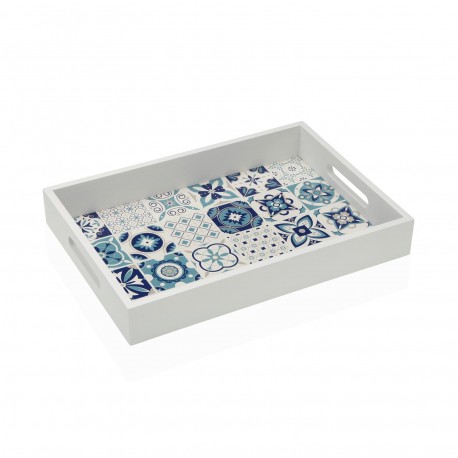 AZURITE WOODEN TRAY 34CM