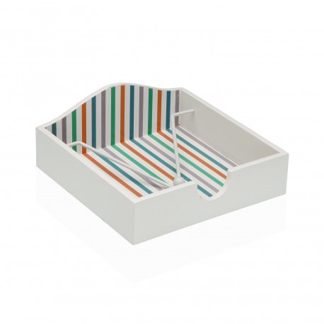 STRIPED NAPKIN HOLDER