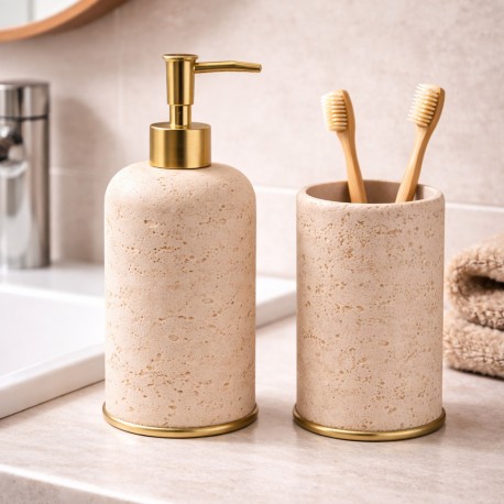 MOIRA SAND TOOTHBRUSH HOLDER