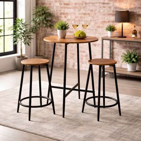 TABLE AND 2 CHAIRS SET