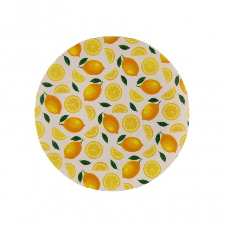 25CM LEMON ROUND PLATE